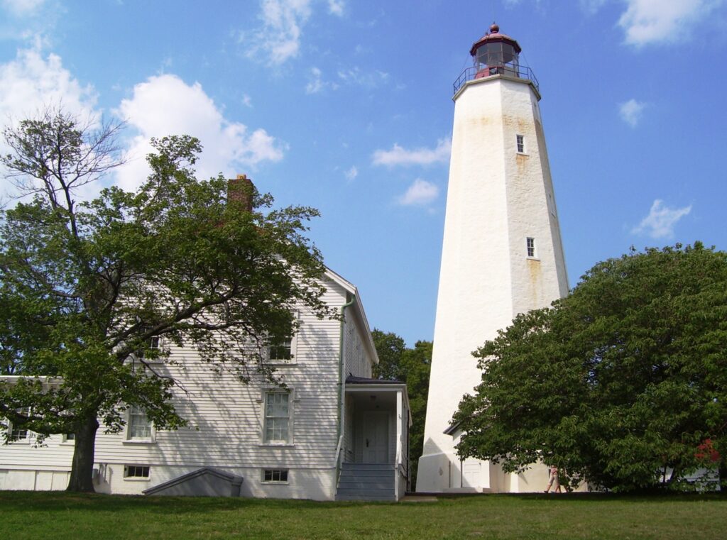 The Sandy Hook Lighthouse in Cape May